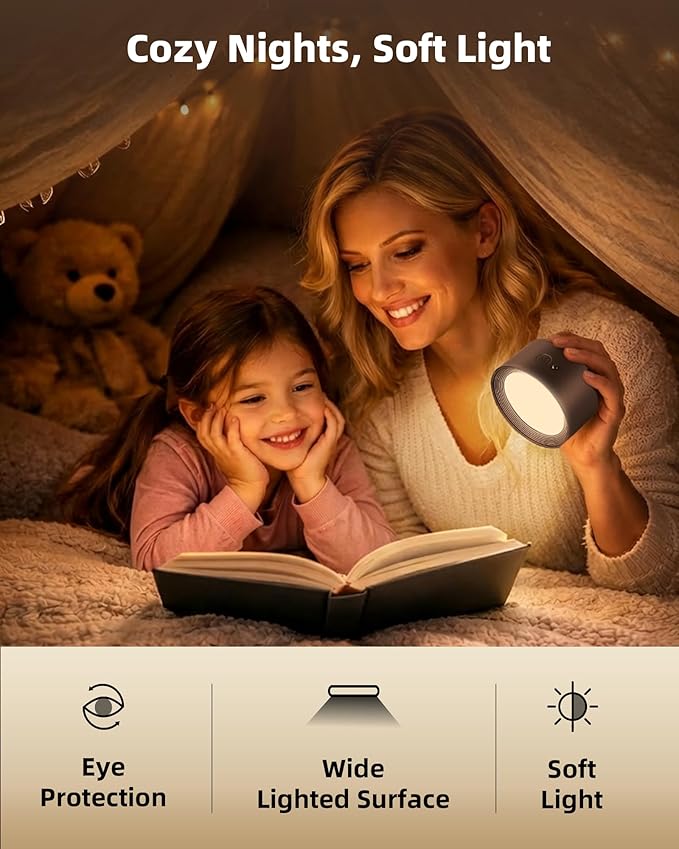 LED Wall Mounted Lights, Rechargeable Wall Sconces Lamp, 3 Color Temps & Remote and Touch, 360°Rotation Dimmable Cordless Wall Light for Study Bedroom Reading Bedside(Black, 2 Pack)