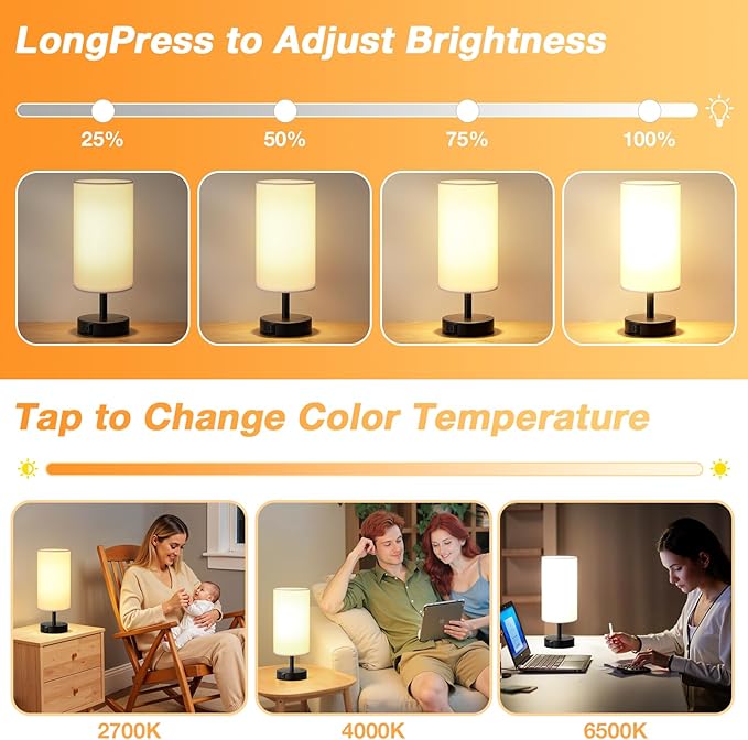 Light Therapy Lamp 10000 Lux, Sun Lamp with Remote, Happy Sunlight Lamp, 3 Color Temperature & Stepless Dimming, Daylight Lamp for Home, Office, Decoration Use As Lift Mood, Happy Life