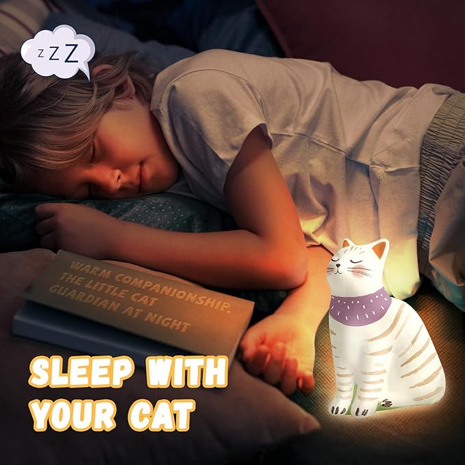Paint Your Own Cat Lamp Kit, Arts and Crafts for Kids Ages 6-8, Arts and Crafts for Kids Ages 8-12, DIY Cat Lamp for 10 Year Old Girl Gifts, Art Supplies for Girls Boys Birthday Ages 3 4 5 6 7 8 9 10+
