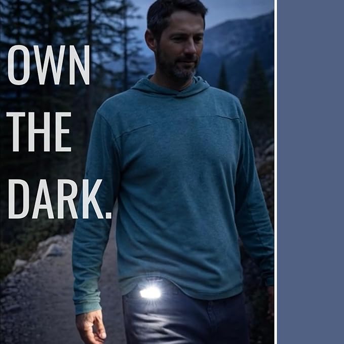 AVANTO TRI-O Clip-On Safety Light, Rechargeable USB-C 3-Beam XPG + COB + LED, Magnetic Mount, Ultra-Bright 500 Lumens for Running, Walking, Cycling & Outdoor Visibility