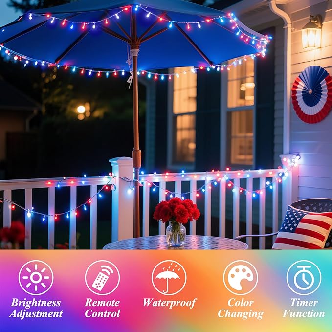 300 LED Color Changing Christmas Lights, 35 Colors 98FT String Lights Easter Decorations, Waterproof Twinkle Fairy Light Clear Wire for Bedroom Indoor Outdoor Holiday Xmas Tree Wedding Party