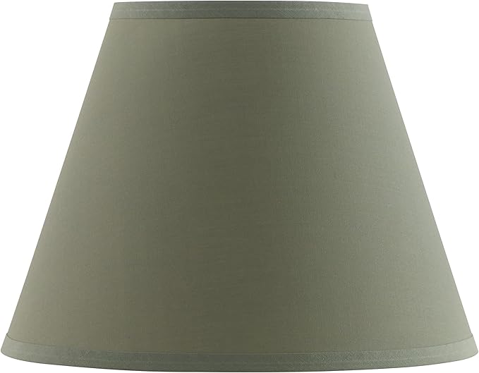 Aspen Creative 32071, Hardback Empire Transitional Spider Celadon Lamp Shade, 7" Top x 13" Bottom x 10" Slant