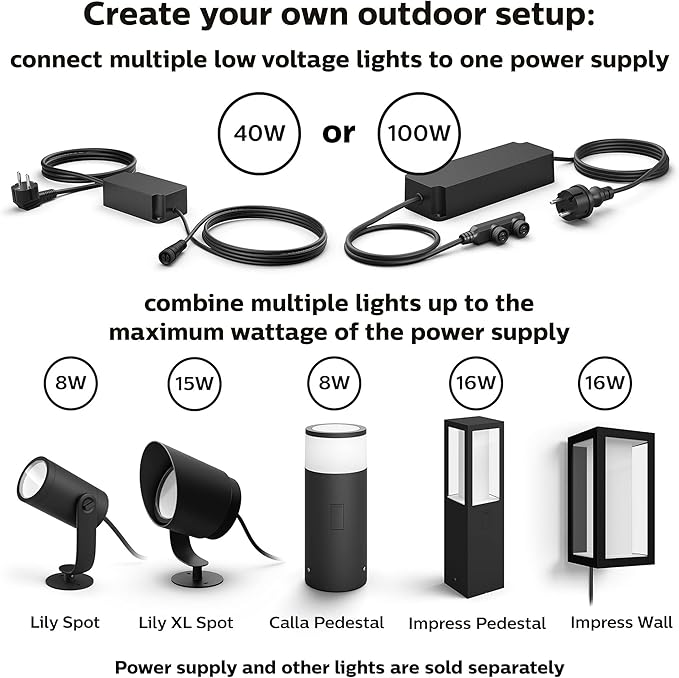 Impress Hue WACA LV NAM wall Lantern LED