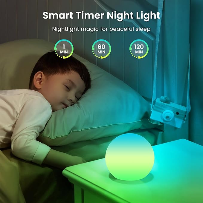 LOFTEK 3-inch Floating Pool Lights, Color Changing Rechargeable Pool Lights, IP65 Waterproof LED Ball Light, Bathtub Lamp, Remote Control, Sphere Orb for Patio, Yard, Nursery, Decor, Gift (1 Pack)