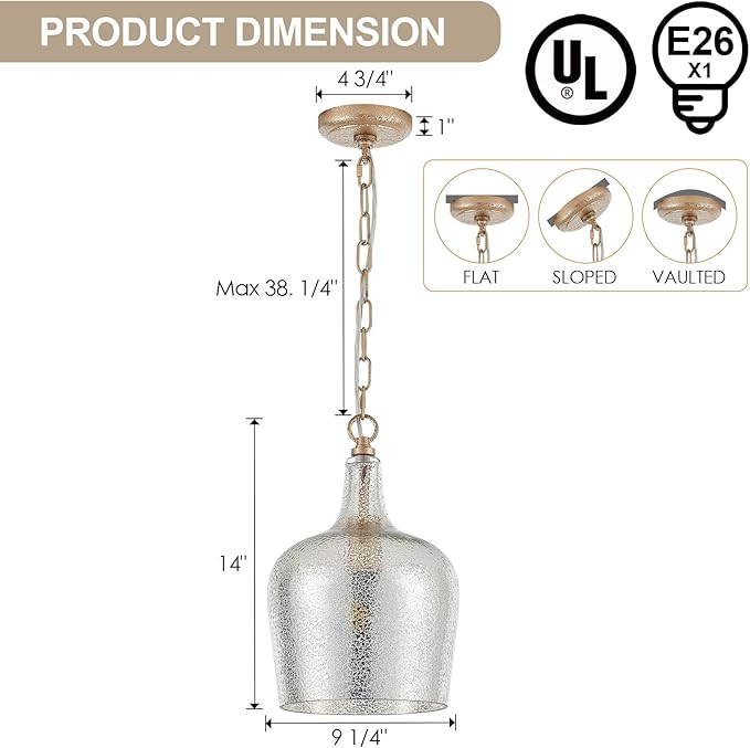Glass Pendant Light
