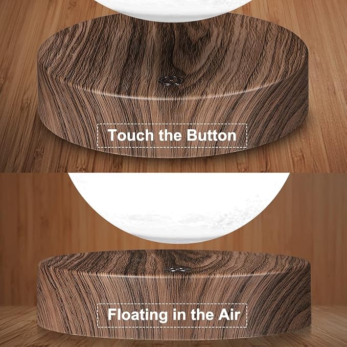 VGAzer Levitating Moon Lamp, Floating and Spinning 3D Moon Light 16 Colors Model ,Gifts for Women,Thanksgiving Christmas Gifts for Kids,Friends