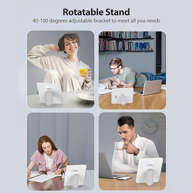 sympa Light Therapy Lamp, Sun Lamp with 10000 Lux, Happy Mood Lamp with Adjustable Brightness, Memory Function & 30 Minute Timer & Rotatable Stand, for Home Office Traveling