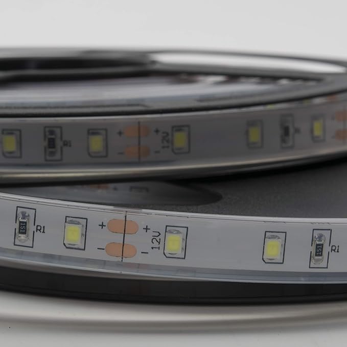 RecPro 20' Blue LED Strip Light w/White Backing | IP68 Waterproof Rating | Boat (Marine) LED Strip Light | Automobile LED Strip Light | Motorcycle LED Strip Light | Indoor/Outdoor LED Strip Light