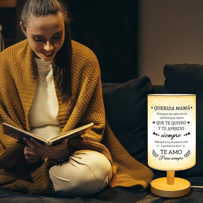 Gifts for Mom in Spanish,Regalos para Mamá Table Lamp, Mama Mothers Day Gifts, Mother Gifts in Spanish from Daughter Son, Regalos De Navidad para Mujer