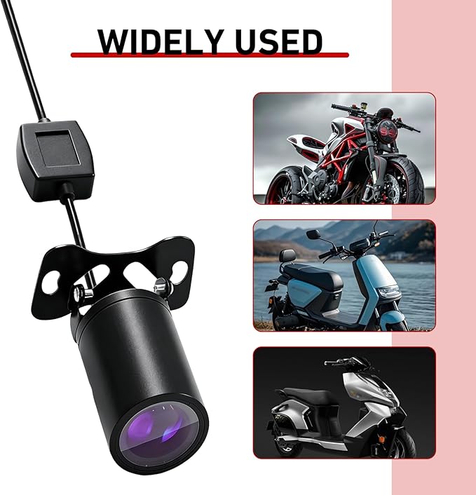 2 PCS Motorcycle LED Projection Lights, Wing Pattern Exterior Decor Lights, Vehicle Ground Projection Lamp for Motorcycle, Universal for Most Motorcycles (Red)