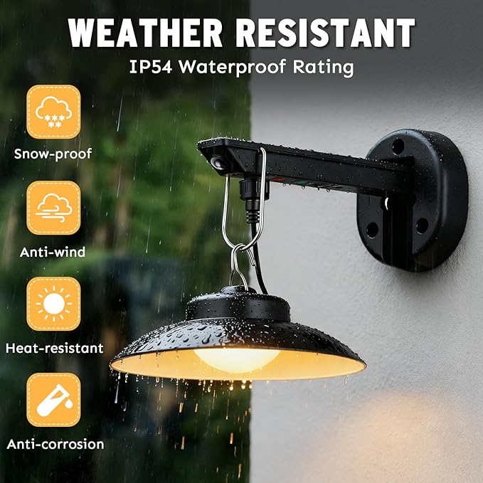 200lm Solar Barn Lights Outdoor with 3 Lighting Modes & Motion Sensor, No Wiring Needed, Solar Wall Lights Outdoor Waterproof, Farmhouse Exterior Wall Sconce, Outdoor Light Fixtures for Garage(4 Pack)