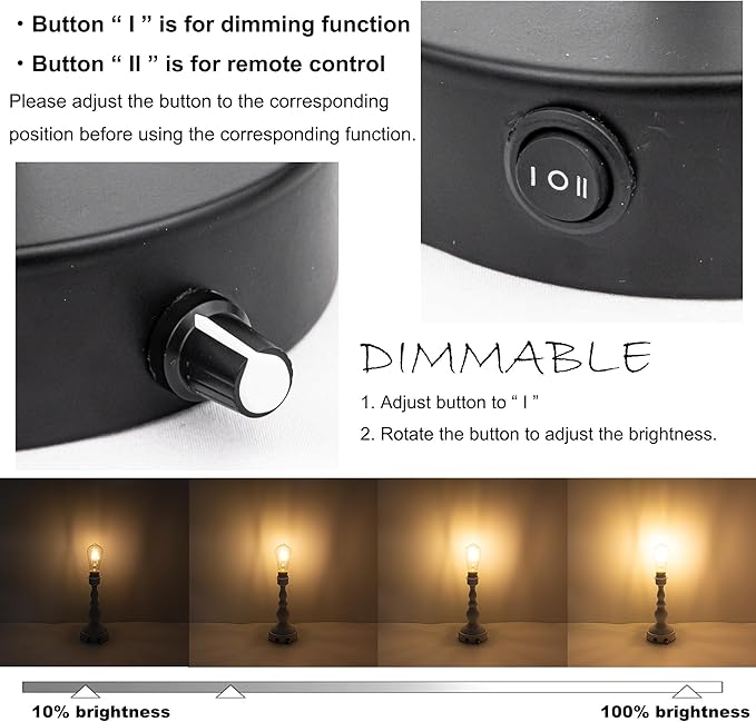 Kiven Cordless Turkish Table Lamp,1-Light Dimmable Bedside Lamps for Nightstand with Glass Lampshade, Retro Rechargeable Desk Lamp for Reading Home Decor Bedside TD1121