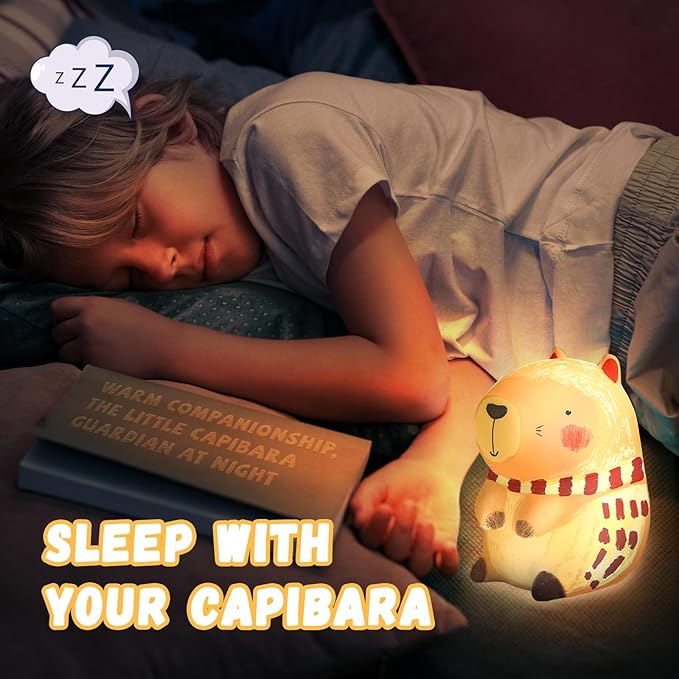 Paint Your Own Capybara Lamp Kit, Arts and Crafts for Kids Ages 8-12, DIY Capybara Night Light Girls Crafts Ages 8-12, Art Supplies Painting Kit Toys for Kids Birthday Ages 3 4 5 6 7 8 9 10 11 12+