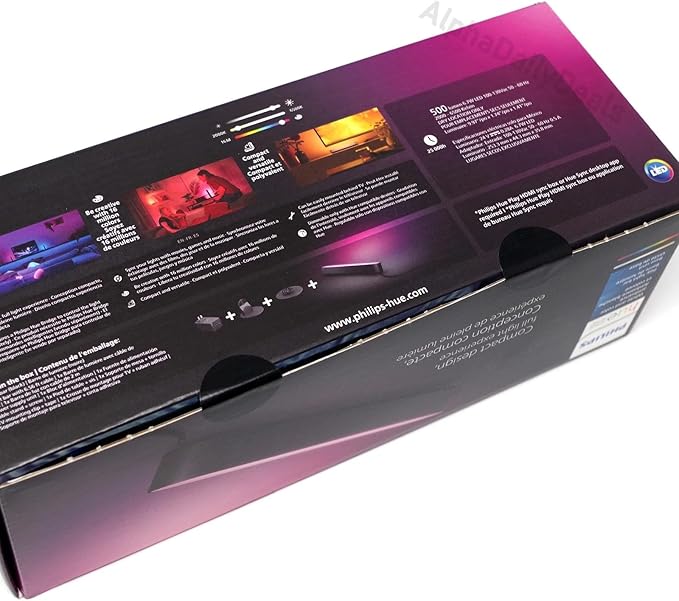 Philips Hue White & Color Ambiance Play Light Bar 2 Pack, Smart LED Light, Compatible with Alexa Google Assistant, 16 Million Colors, Hue Bridge Required, Sync TV Movies Music Games, 2 Pack, W/Cloth