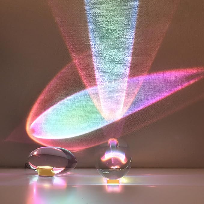 Angel Eyes Projection Night Light, Colorful Crystal Lamp Sunset Table Lamp, Crystal Atmosphere Lamp, Tabletop Light Atmosphere Night Light for Party Home Decor Bedroom Living Room