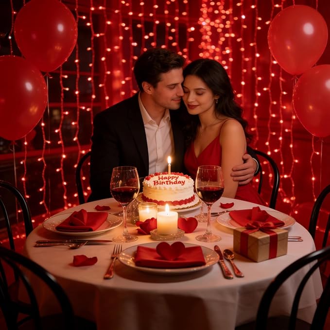 470FT 1500LED Valentine Lights Indoor Outdoor, 12 Modes Red Valentines Day Decorations with Timer Dimmable, Waterproof Green Wire Christmas Lights for Tree Xmas Patio Fence Balcony Garden Party