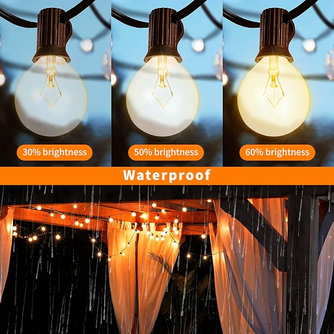 8 Pack 25 Watt Wax Warmer Bulbs Replacement Light Bulb for Full Size Scentsy Warmer 120V G50 E12 Incandescent Standard Base for Indoor Outdoor Patio String Lights
