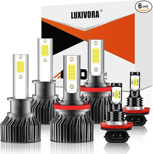 Compatible For Kia forte 2014 2015 2016 Fog Light Bulb,Pack of 6