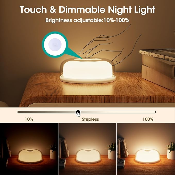 Rechargeable Shower Light No Wiring - 15 Color Changing Mood Light for Shower Bathroom Closet Bedroom Livingroom, 2 Pack