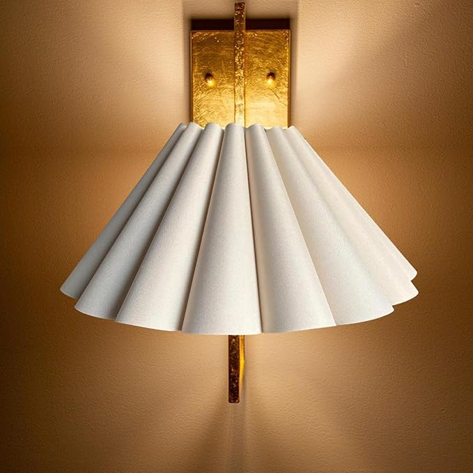 Generic Cloth Lampshade Floor Lamp Shade Simple Decorative Easy Assembly Petal Table Lamp Shade Floor Light Cover for Home Decor, Khaki