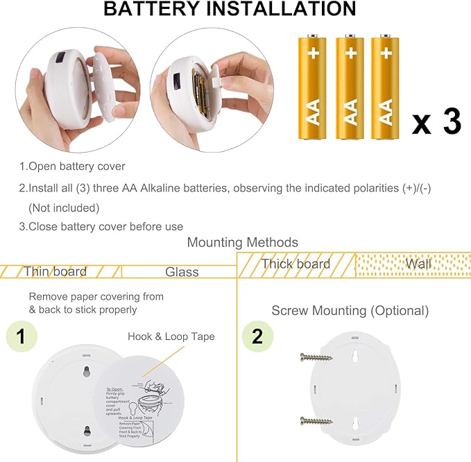 BIGLIGHT Battery Operated Accent Lights, Wireless Spotlight, LED Puck Light, Dimmable Uplight with Remote, Stick on Lights for Painting Picture Frame Artwork Closet Tree Plants