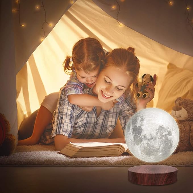 VGAzer 3D Levitation Moon Lamp-Magical Levitating 3D Luna Moon Lamp (3 Colors)