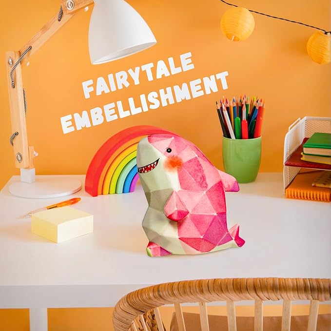 Paint Your Own Shark Lamp Kit, Arts and Crafts for Kids Ages 8-12, DIY Shark Night Light Girls Gifts, Art Supplies Painting Craft Kits for Kids, Gifts for Kids Birthday Ages 3 4 5 6 7 8 9 10 11 12+