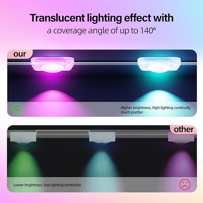Permanent Outdoor RGB Lights with IP67 Waterproof,Smart Outdoor String Lights Remote Control, Eaves Lights with App, Daily and Accent Lighting for Halloween,Christmas Decor (400ft)