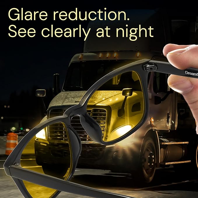 livho Gaming Blue Light Blocking Glasses for Better Sleep, Premium Night Driving, Computer Blockers for Man & Woman