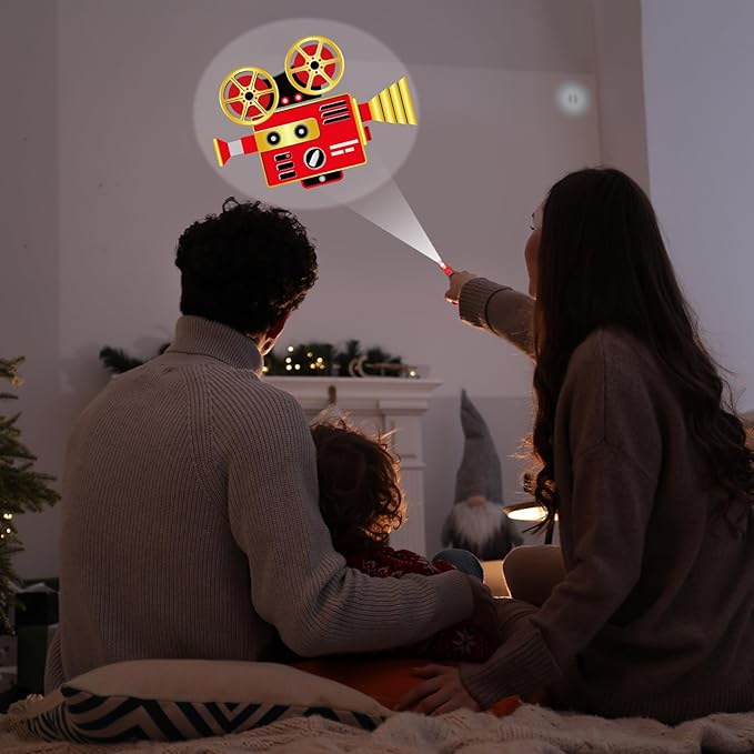 36Pcs Movie Night LED Finger Lights Movie Theme LED Finger Lights Glow in the Dark Light Up Toys Back to School Supplies for Kids Birthday Party Goodie Bag Stuffer Birthday Gifts Classroom Prize