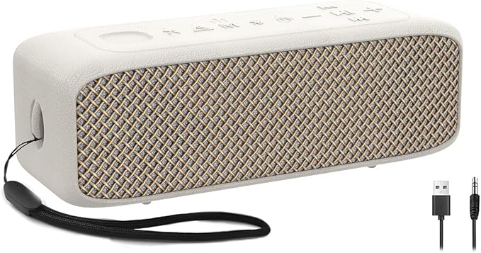 NOBIS Bluetooth Speaker, IP68 Waterproof, Bluetooth 6.0,Portable Speaker Wireless with 20W Loud TWS Stereo Sound, 24H Playtime, Voice Assistant Support, TF Card Slot & AUX Input, for Camping, Travel
