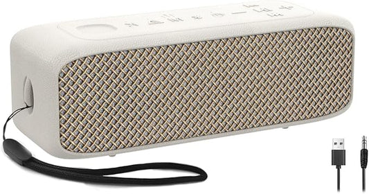 NOBIS Bluetooth Speaker, IP68 Waterproof, Bluetooth 6.0,Portable Speaker Wireless with 20W Loud TWS Stereo Sound, 24H Playtime, Voice Assistant Support, TF Card Slot & AUX Input, for Camping, Travel