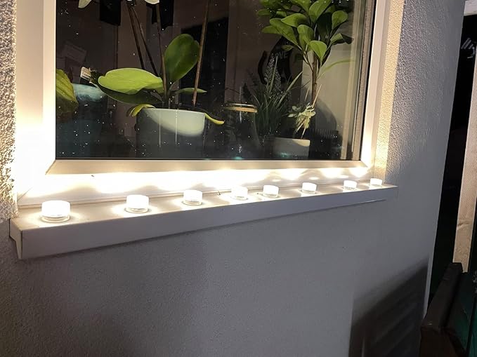 Mini Waterproof LED Christmas TeaLights - 20pcs Bright Battery Powered LED Puck Accent Light for Party Events Wedding Centerpiece Vases Lantern Paper Crafts Poll Pond Hot Tub Fountain Decor (White)