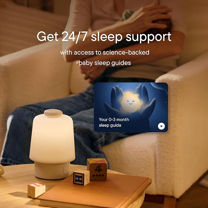 Hatch Baby Sound Machine, Night Light | Hatch Baby (Peach) | Sleep Support | Registry Essential, Routine Builder, Time-to-Rise Alarm Clock, White Noise, Nursery Stories, Toddler Kids (Wi-Fi)
