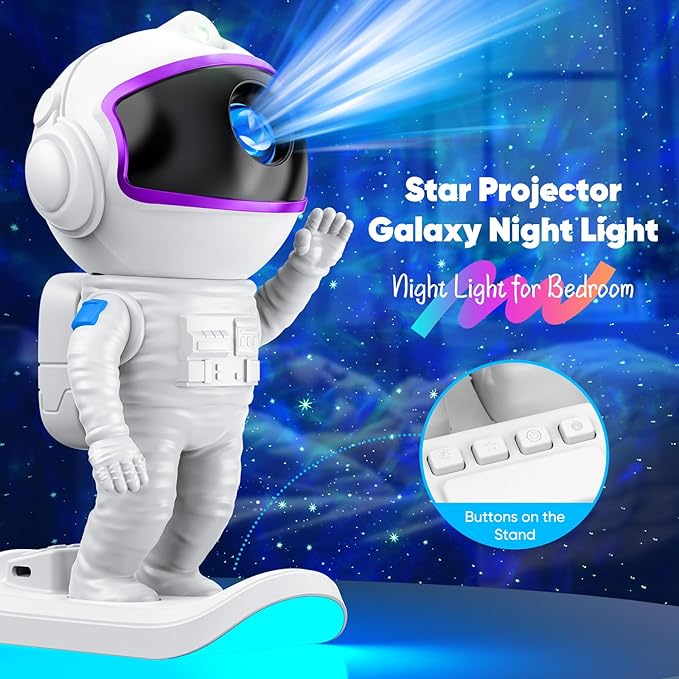 Star Projector, Galaxy Projector for Bedroom, Night Light with Timer and Remote Control, Gift for Kids Adults for Birthdays, Christmas