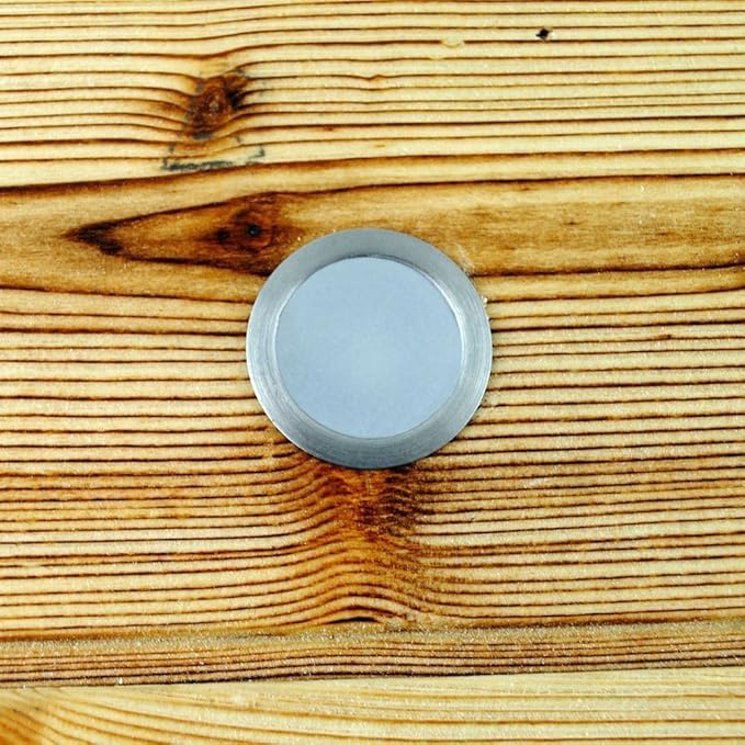FVTLED Low Voltage LED Deck Light Waterproof Outdoor Garden Yard Decor Lamps Recessed Wood Decking Stair Landscape Pathway LED Step Lighting, Warm White