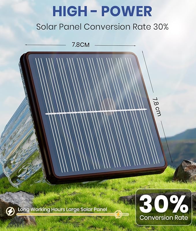Super Bright Solar Pathway Lights Outdoor Powered,Adjustable Warm&Cool White,Waterproof IP65 Garden Decor Landscape Lighting Outside for Yard/Patio/Walkway/Driveway/Landscape (Cocoa Brown, 2 Pack)