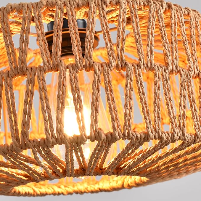 Industrial 15ft Pendant Light Cord -Plug in Hanging Light Fixture, 15FT Farmhouse Pendant Lamp Lights with Switch Cord for Kitchen Island Bedroom Living Room