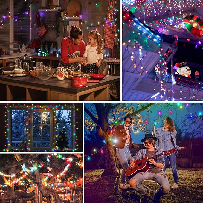 BTF-LIGHTING WS2811 Diffused Digital RGB LED Pixel String Light 12mm Individually Addressable Round LED Module 50pcs/String IP68 Waterproof DC 5V