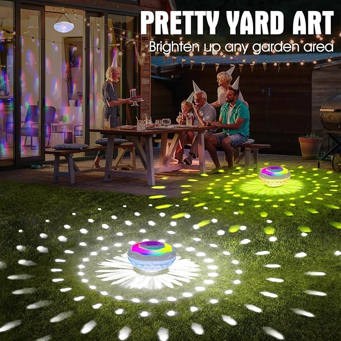 Floating Pool Lights, Pool Light That Float IP68 Waterproof, Color Changing Swimming Pool Lighting,Pool Floating Light for Inground Above Ground Pools-1PC