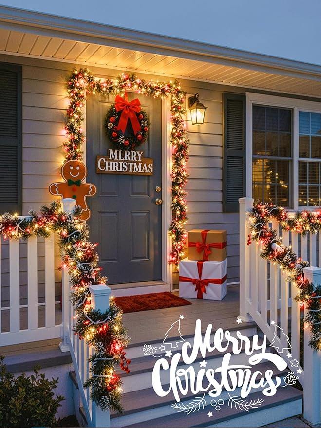 Red Clear Christmas Lights,13FT 50 Count Incandescent Mini Light,White Wire Christmas String Lights Plug in Waterproof for Tree Xmas Wedding Indoor Outdoor Valentine's Day Decor (Red Clear, 50 Count)