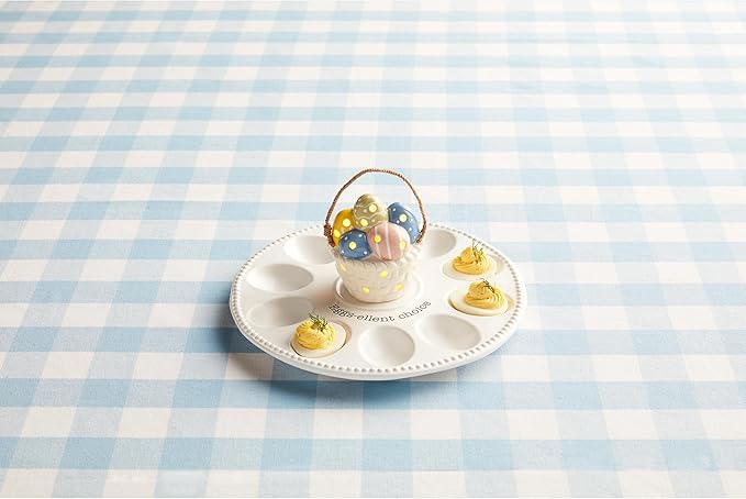 Mud Pie Easter Basket Light-Up Sitter