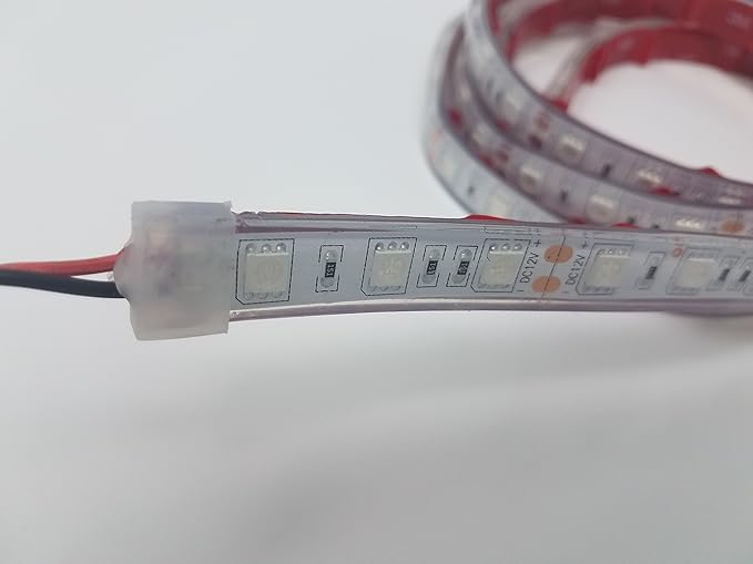 IP68 8FT Blue Marine Submersible LED Light Strip 12V, LED Rope Lights, Waterproof Led Lights, Under Gunnel Lights
