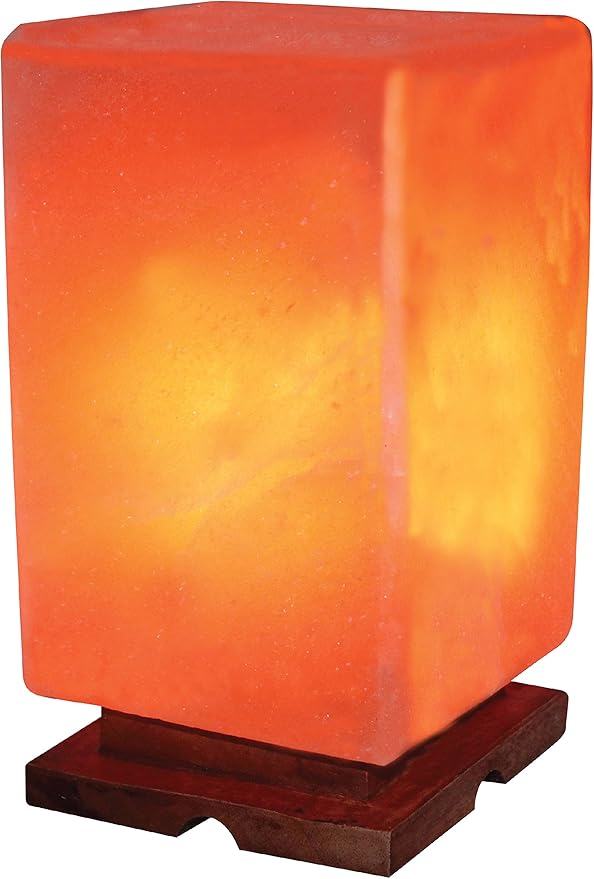 LG-08 Rectangular Shape Himalayan Crystal Salt Lamp