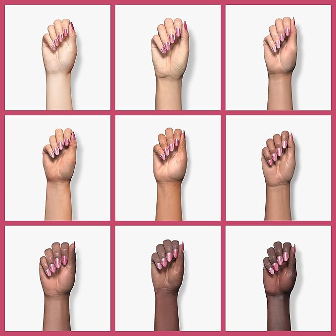 Beetles Glitter Pink Gel Polish, 1Pcs 15ml Glitter Diamond Gel, Fairy Kisses Hot Pink Nails Soak Off Sparkle Pink Polish Uv Nail Lamp Nails Art Manicure Salon DIY Spring Gift for Women
