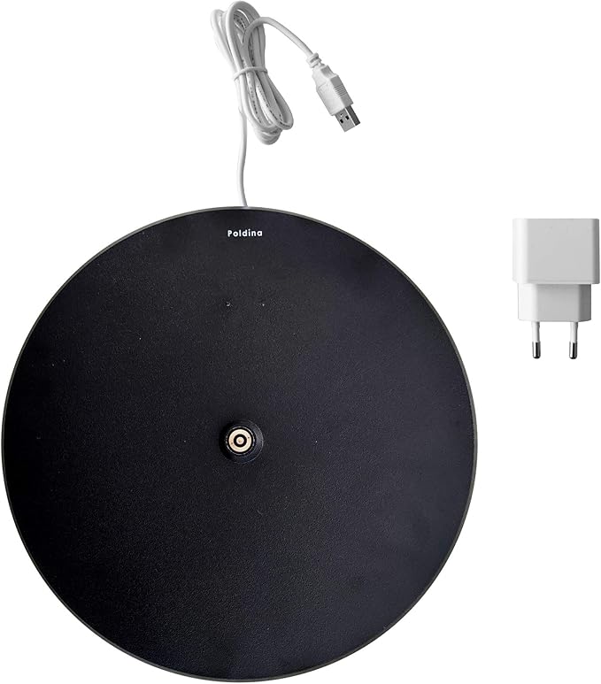 Zafferano, Poldina XXL Lamp, Rechargeable Cordless Floor Lamp with Touch Controls, Suitable for Indoor and Outdoor, Dimmer, 2700-3000 K, Adjustable Height 27-59 Inches, Rust Color