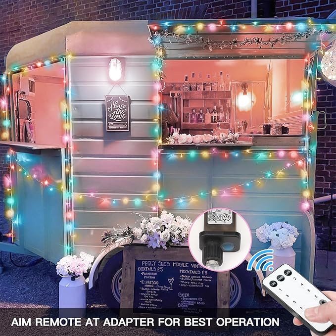 suddus Pastel Easter String Lights, 33ft 100 LED Multicolor Fairy Lights with Remote, Connectable Clear Wire Twinkle Lights for Spring Decor, Aesthetic Bedroom, Classroom, Dorm, Plug in