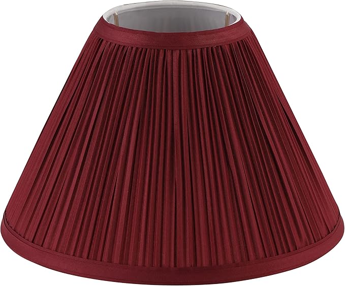 Aspen Creative 59174, Empire Uno Lamp Shade, Dark Mahogany, 4" Top x 10" Bottom x 7" Slant Height, Slip UNO 33mm
