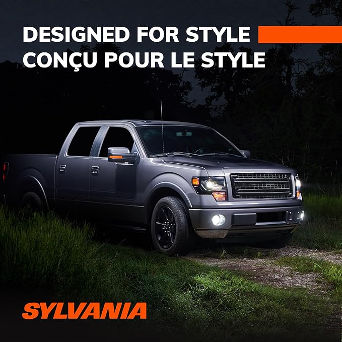 Sylvania 9007 LED Powersport Headlight Bulbs for Off-Road Use or Fog Lights - 2 Pack