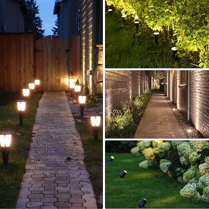 SUNVIE Fastlock2 Low Voltage Wire Connector Landscape Lighting Connectors 12-18 Gauge Waterproof Low Voltage Connectors Outdoor Landscape Wire Connector for Garden Yard Path Lights, 24 Pack